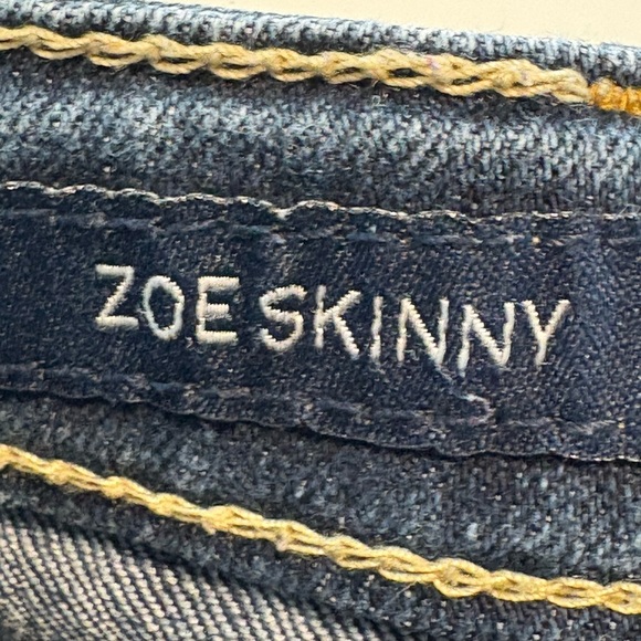 Lucky Brand Toddler Zoe Skinny Dark Blue Jeans | Size 3T - Picture 7 of 10